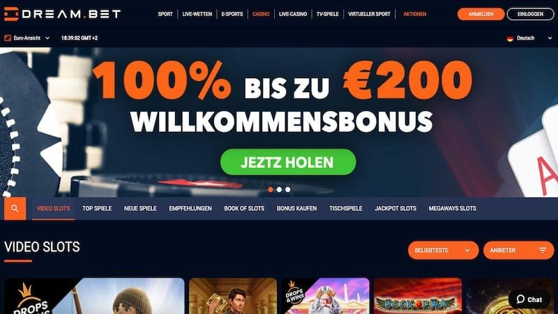 Dreambet Casino Startseite